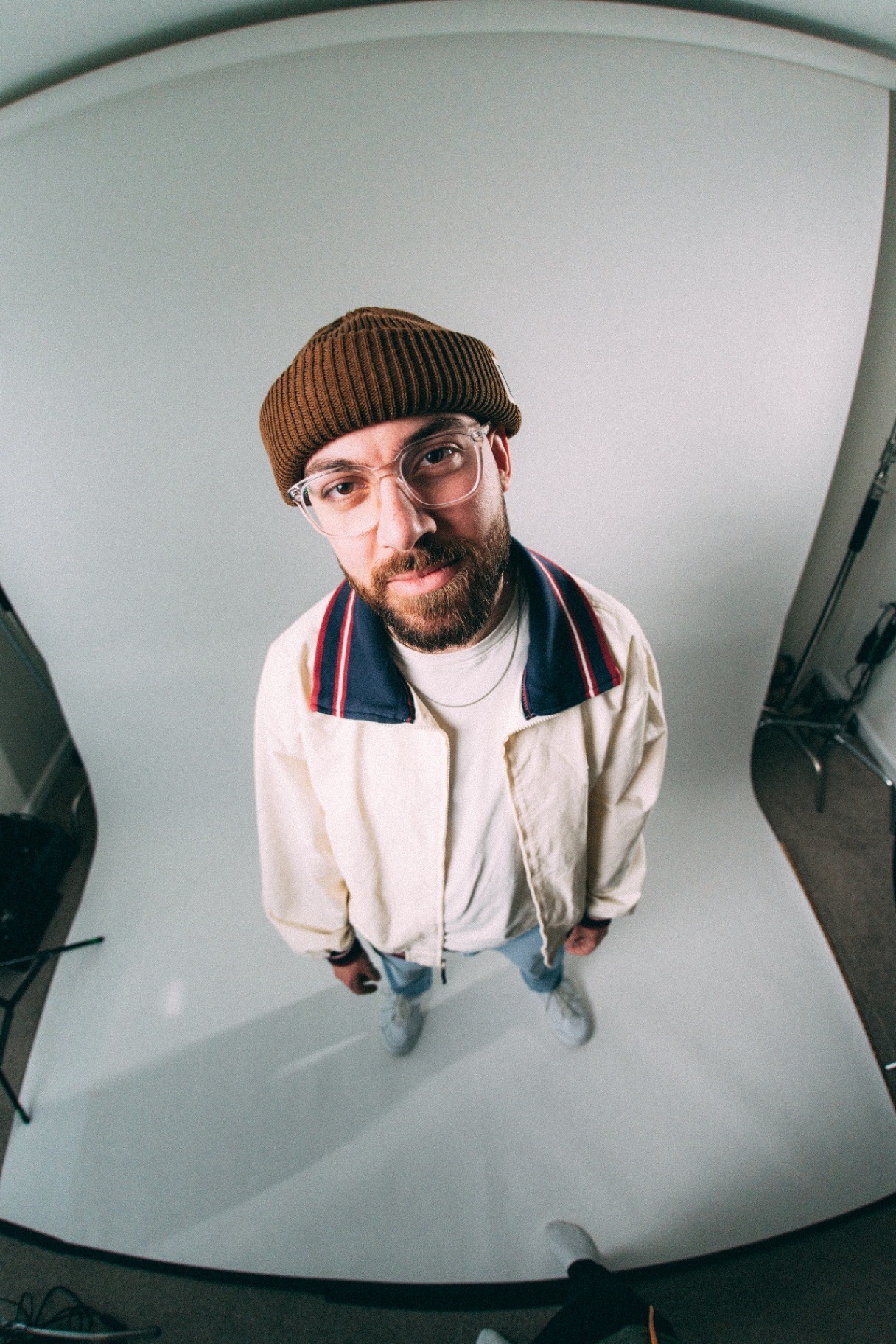 Christian fisheye portrait